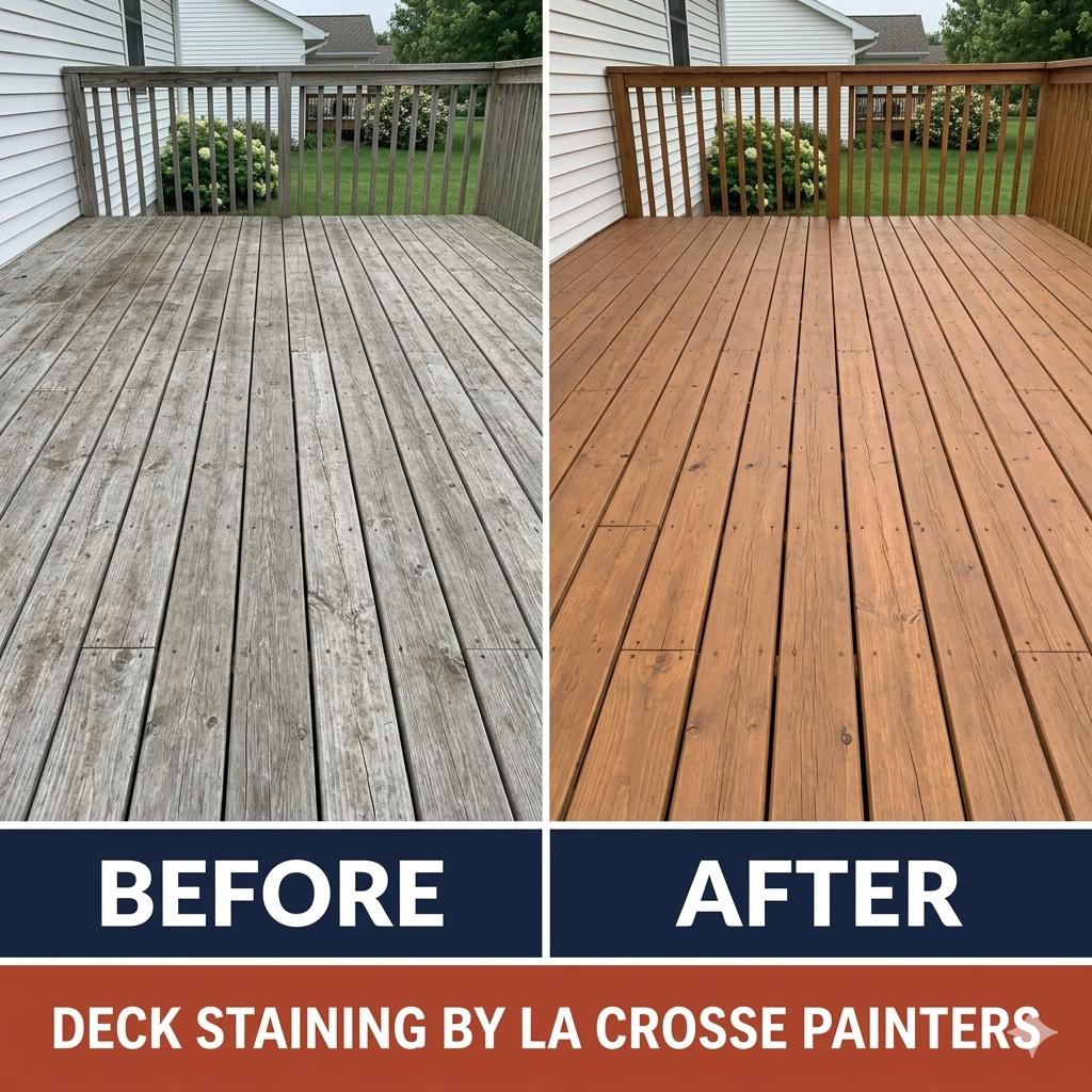 Free Deck Staining Estimate | La Crosse Painters × Good Morning, Coulee